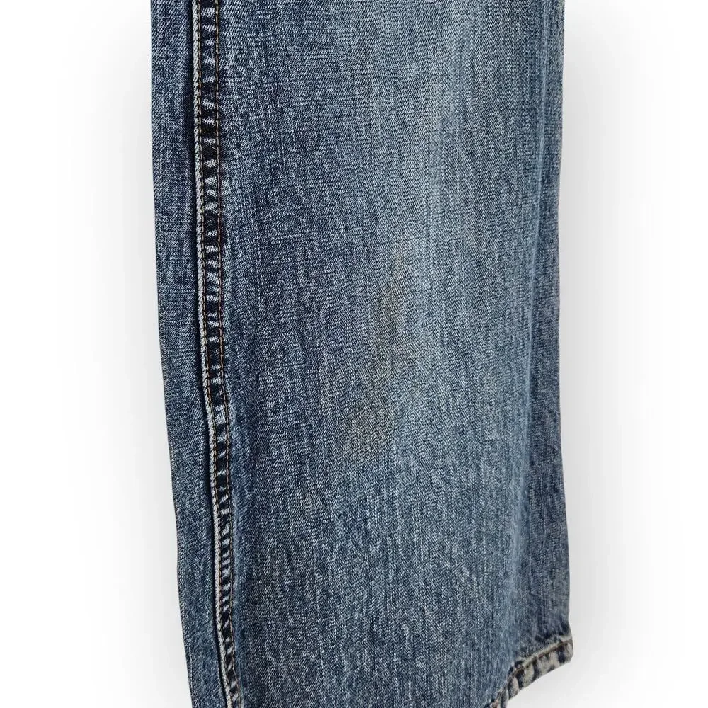 Y2K Mudd Low Rise Flare Jeans Blue Denim Vintage 2000s Mall Brand Bratz 6 - Picture 6 of 14